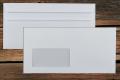 [19530] Briefhüllen mit Fenster DL 110x220 mm Selbstklebend Weiß 80 g/qm